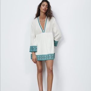 Zara Combination Textured Dress